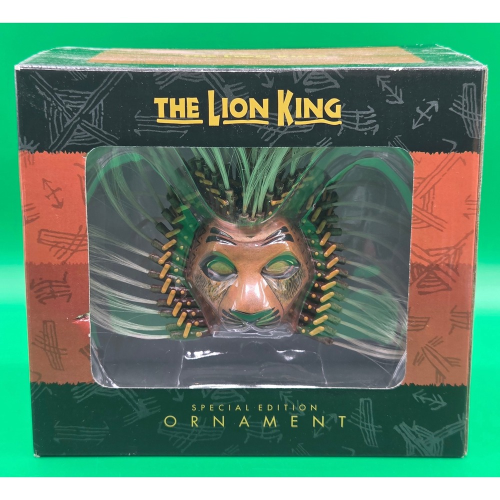 Disney Lion King Broadway Musical Special Edition Simba Mask Ornament